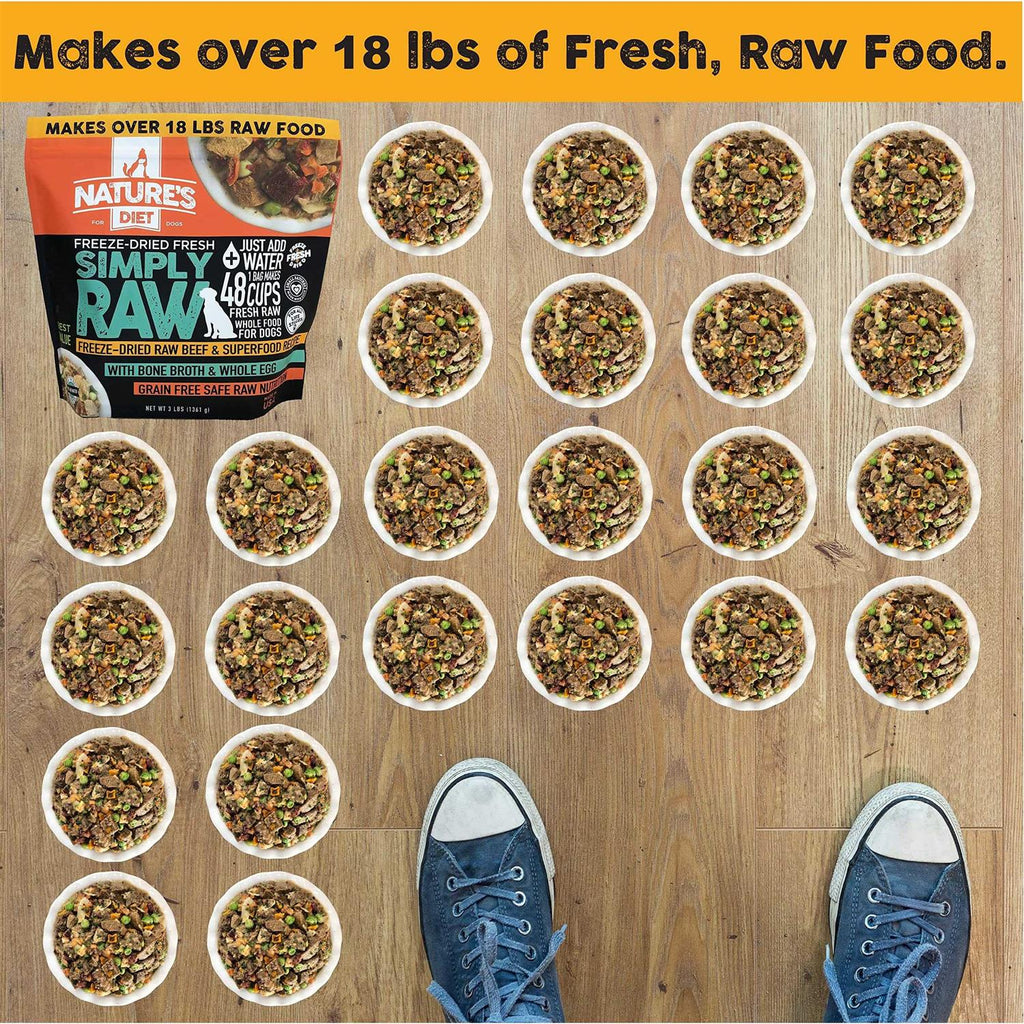 Freeze-Dried Raw Whole Food Meal Makes 18 Lbs Fresh Raw Food V5291