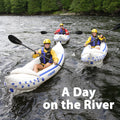 Two Person Inflatable Sport Kayak with Seats, Paddles, Bag and Pump S7201