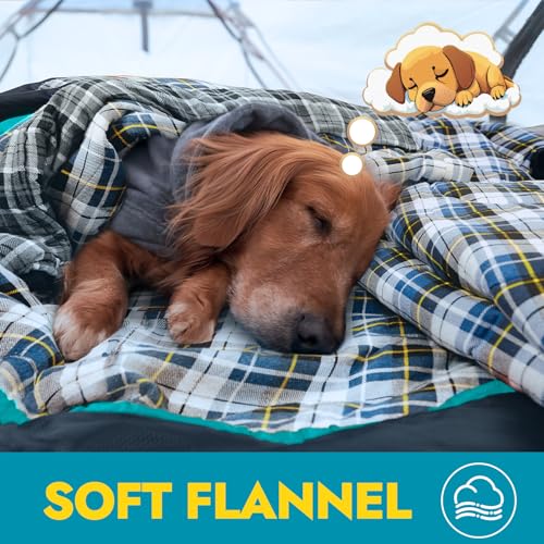Flannel Sleeping Bag with Compression Sack J97194