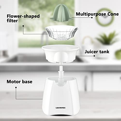 Electric Citrus Juicer Grapefruit Squeezer Orange Juicer Lemon Squeezer Pulp Control Motorized Citrus Press Z6101
