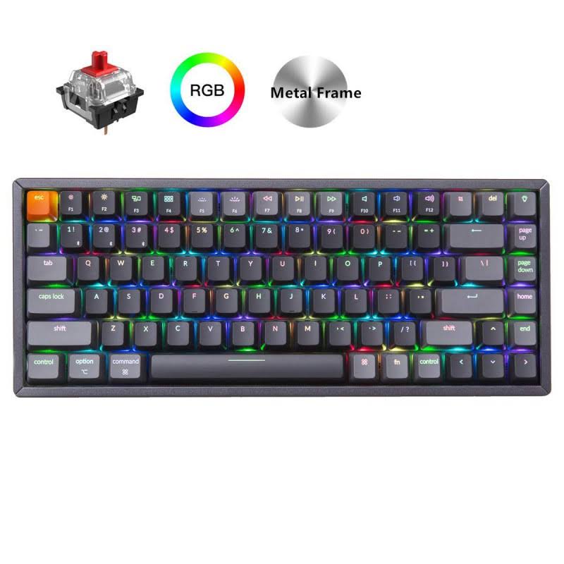 Compact 84 Keys Wireless Bluetooth/USB Wired Mechanical Keyboard A151