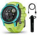 Black Rugged Hybrid Smartwatch with Analog Hands and Digital Display J330