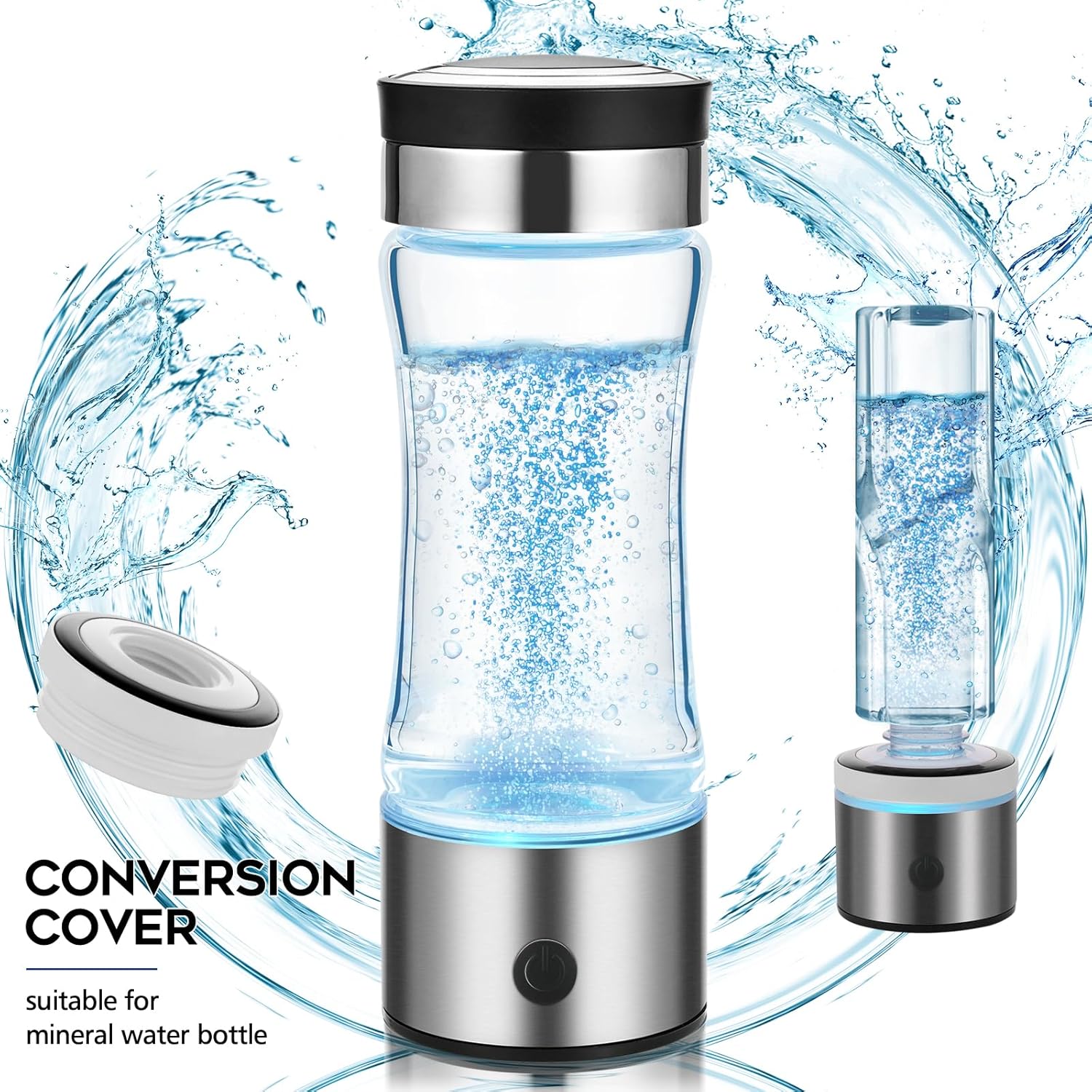 Portable Rechargeable Hydrogen Water Bottle Generator Q840706