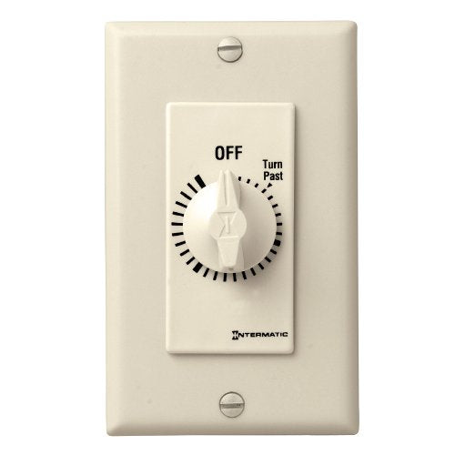 30-Minute Spring-Loaded Wall Timer, Ivory F5395