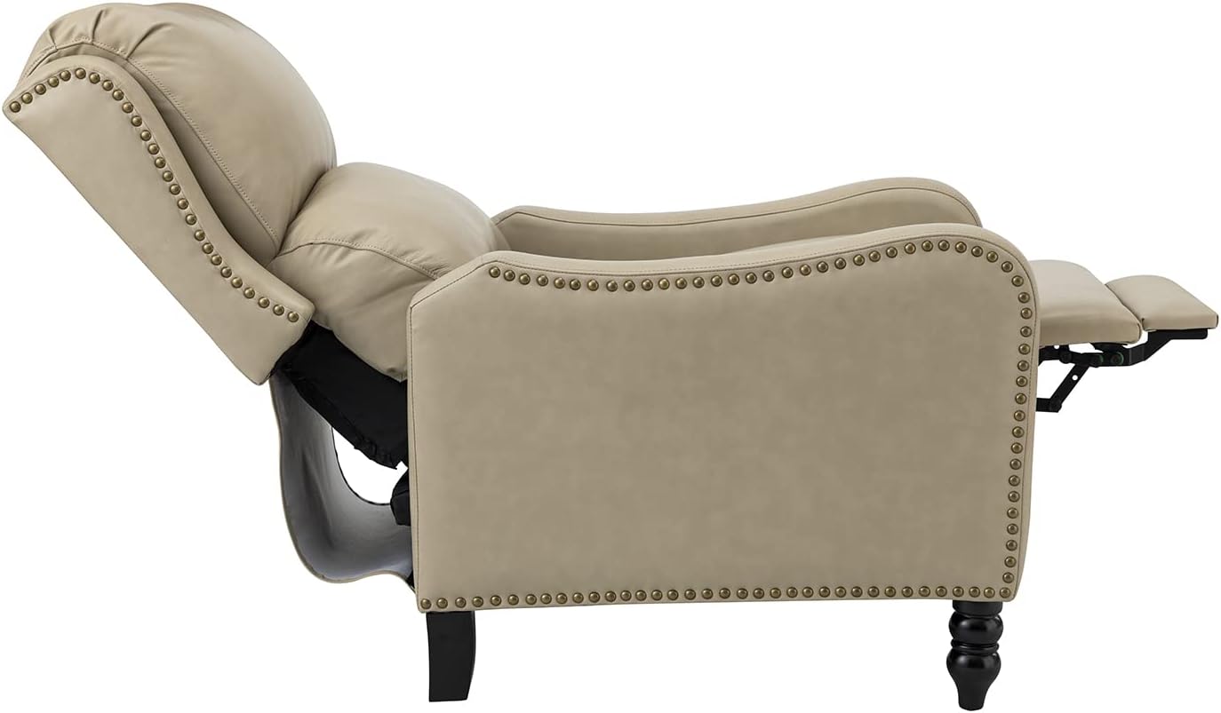 Genuine Leather Recliner TAN M62222