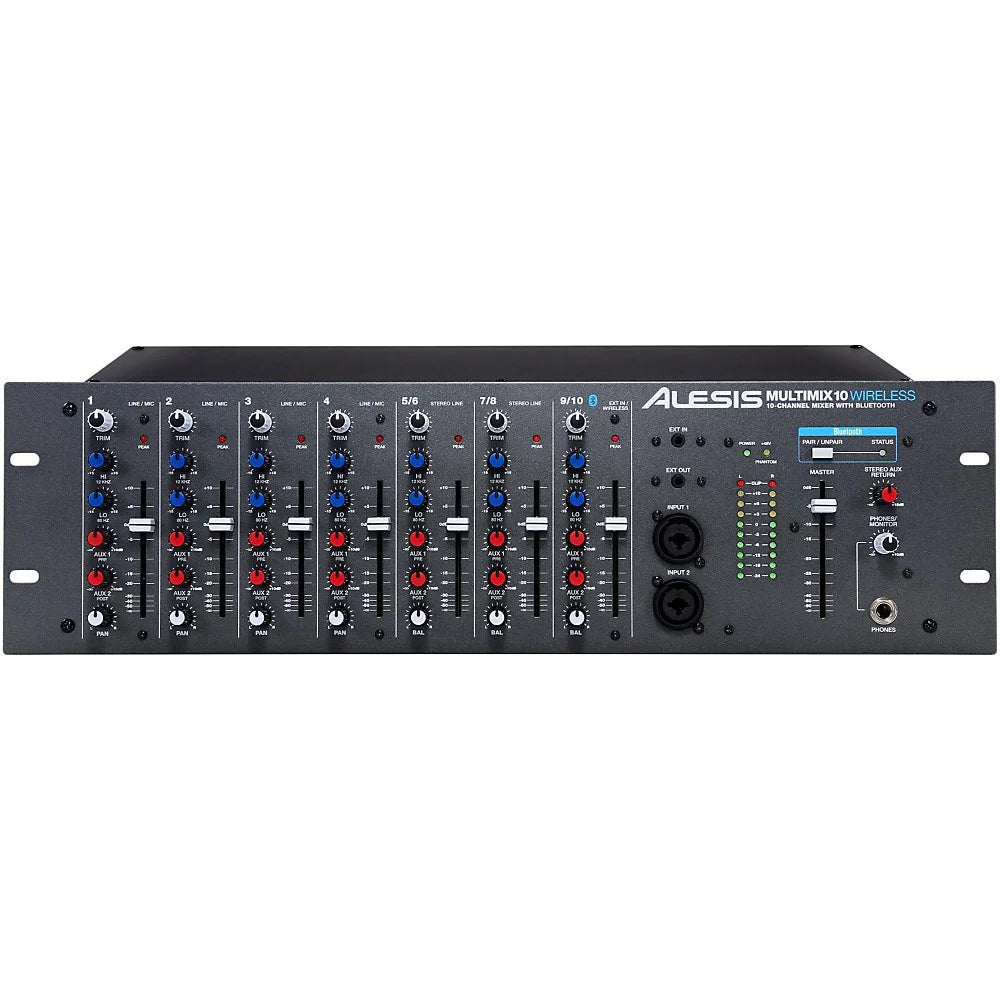 10-Channel Rackmount Mixer With Bluetooth B18746