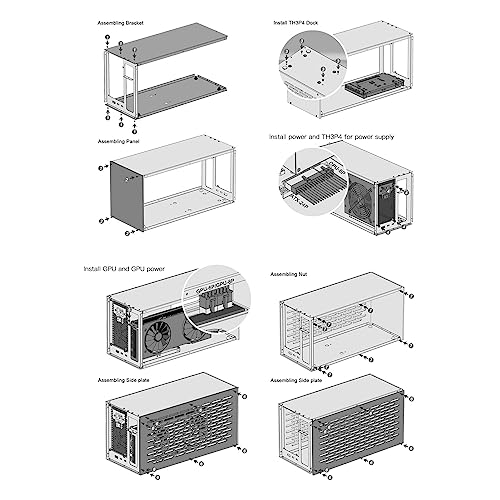 ITX Chassis Steel Acrylic ATX PC Case F14564