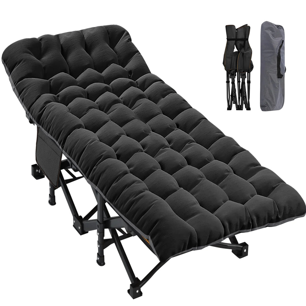 Oversized Folding Bed Cot with Mattress and Carry Bag X3557