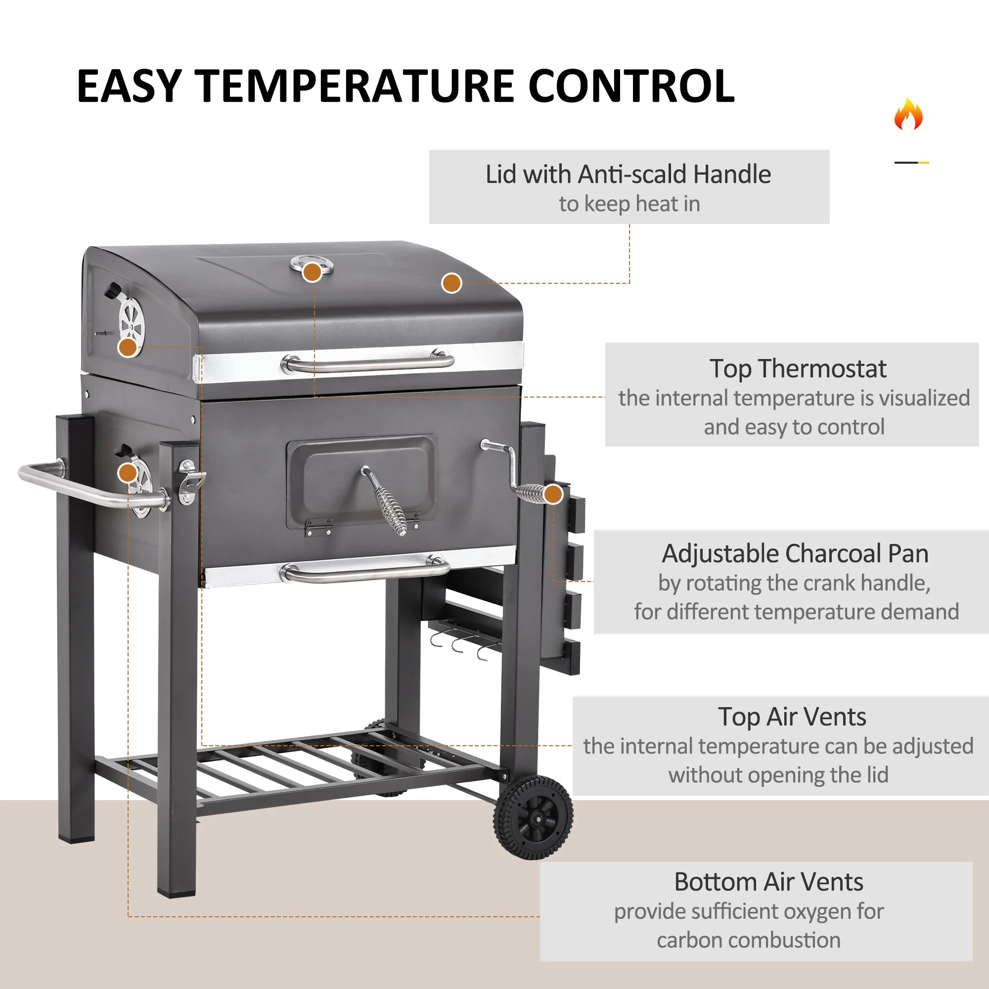 Charcoal BBQ Grill O381