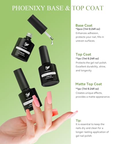 40 Colors Gel Nail Polish Kit with 48W UV LED Nail Lamp N7648