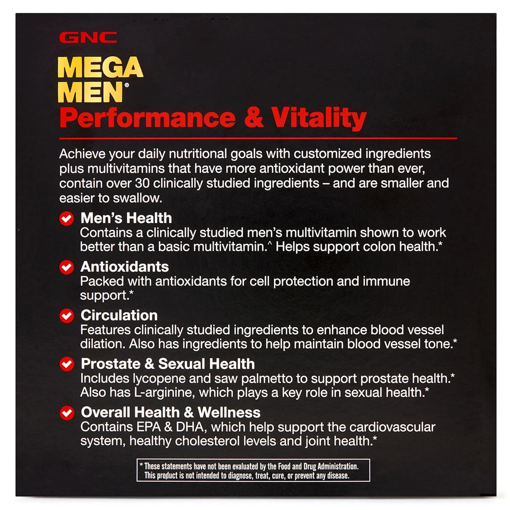 Mega Men Performance & Vitality Vitapak Z776401