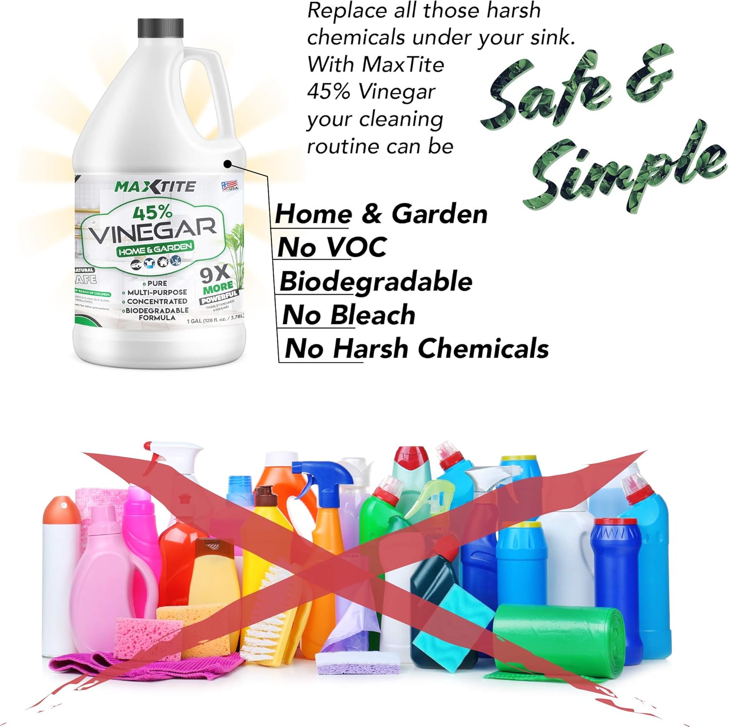 Pure Concentrated Vinegar (1 Gallon) F73015