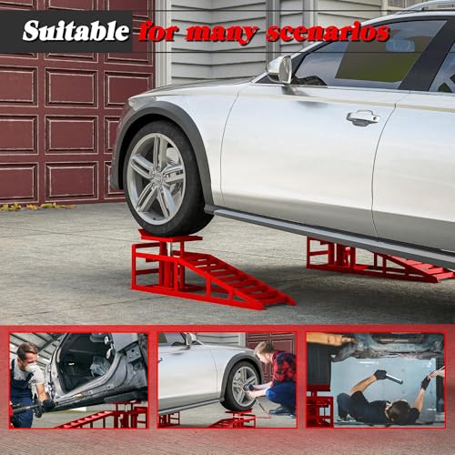 Hydraulic Car Ramps 5T 10000lbs Low Profile Vehicle Ramps M115139