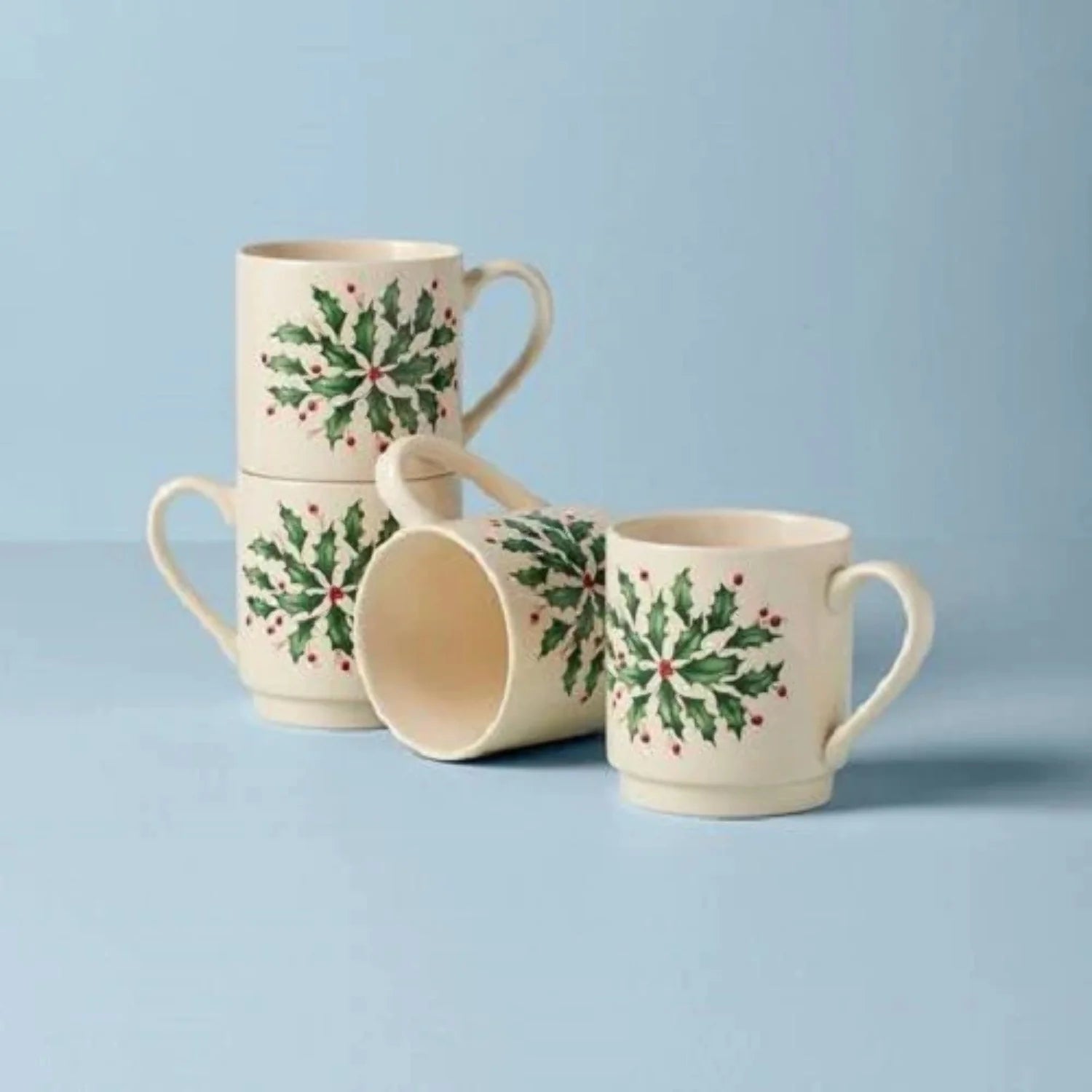 Set of 4 Stackable Mugs P386
