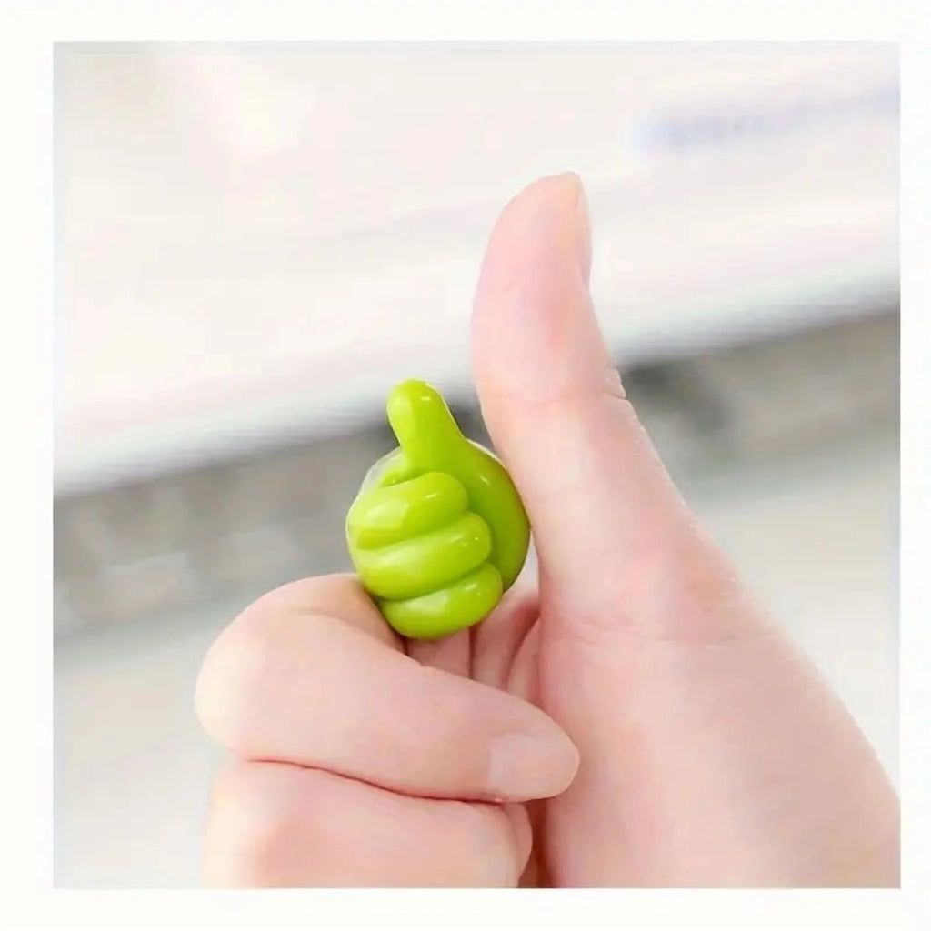 10 Pcs Silicone Wall Hook Adhesive Cable Clip Key Hanger Q36726