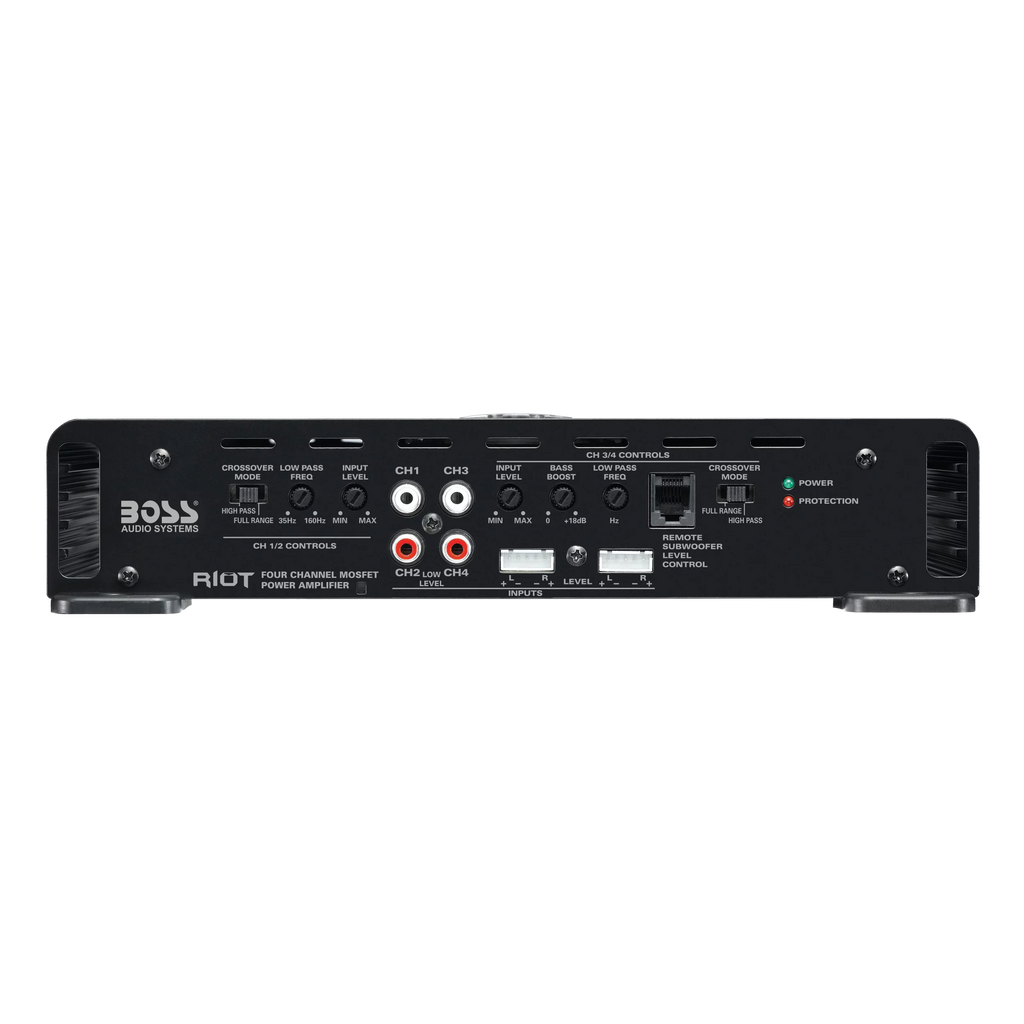 1200 High Output 4 Channel Car Audio Amplifier A166