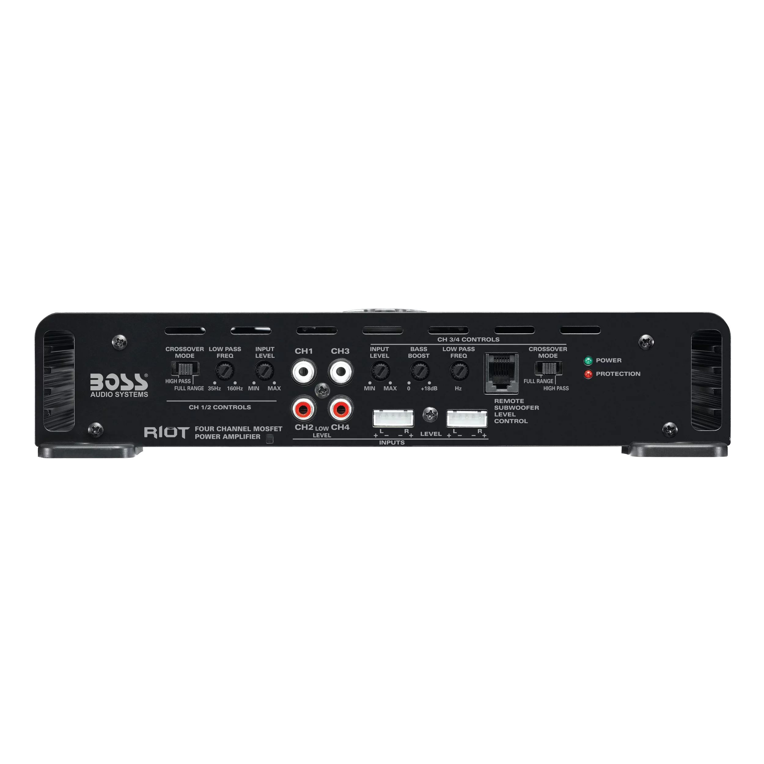 1200 High Output 4 Channel Car Audio Amplifier A166