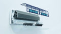 12,000 BTU 1 Ton Ductless Split System AC Cool Only T7194