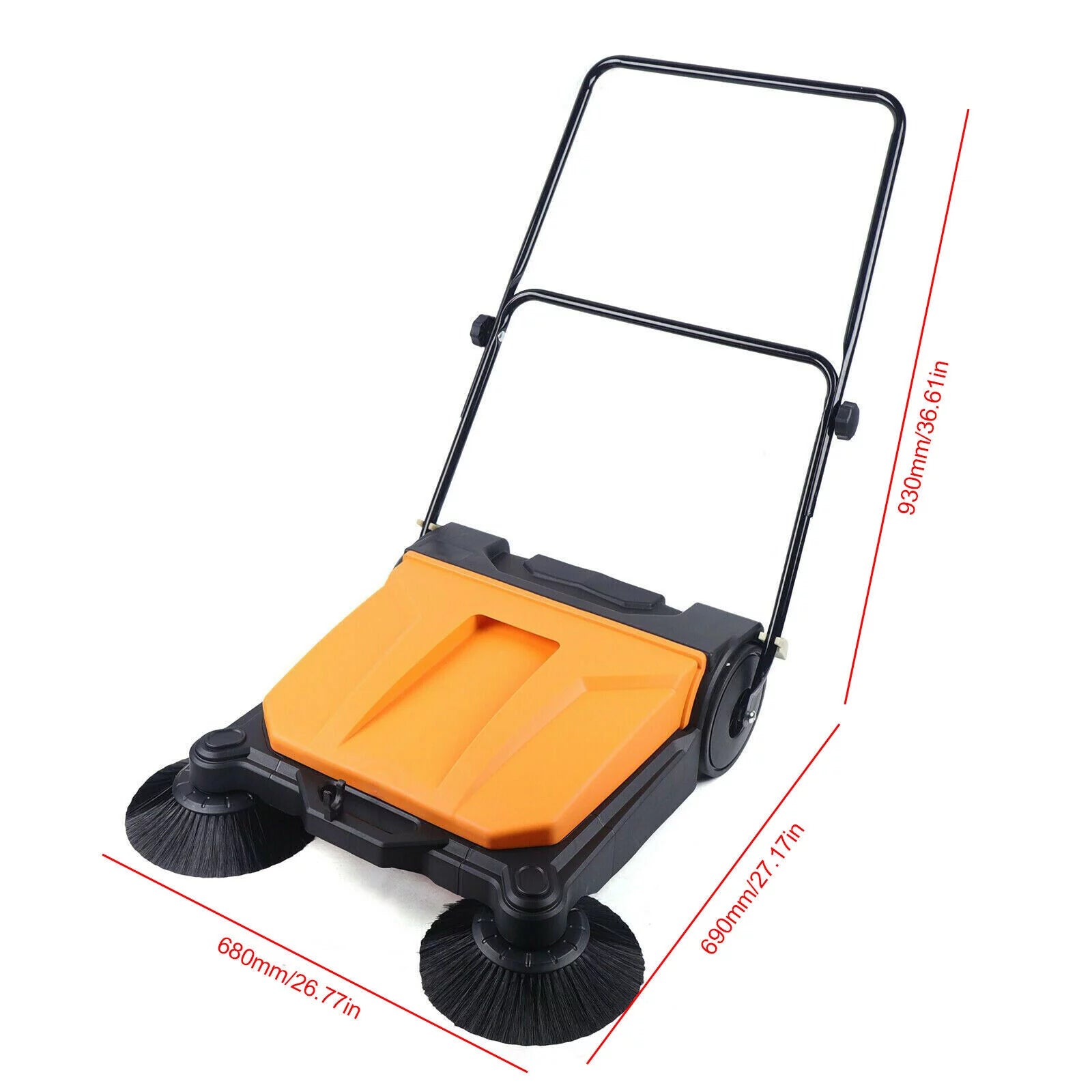 26 Inch Industrial Manual Push Floor Sweeper T4701