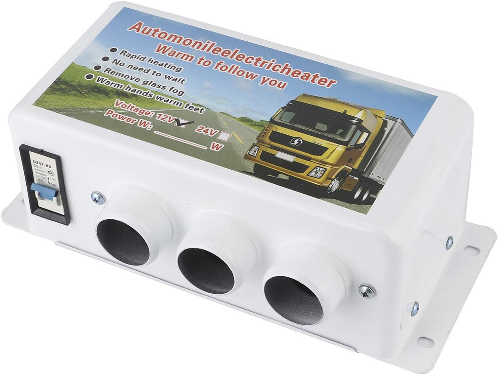 1000W 12V Portable Car Heater with 3 Air Outlet X66810