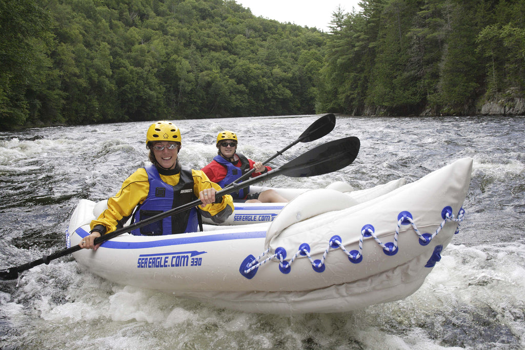 Two Person Inflatable Sport Kayak with Seats, Paddles, Bag and Pump S7201