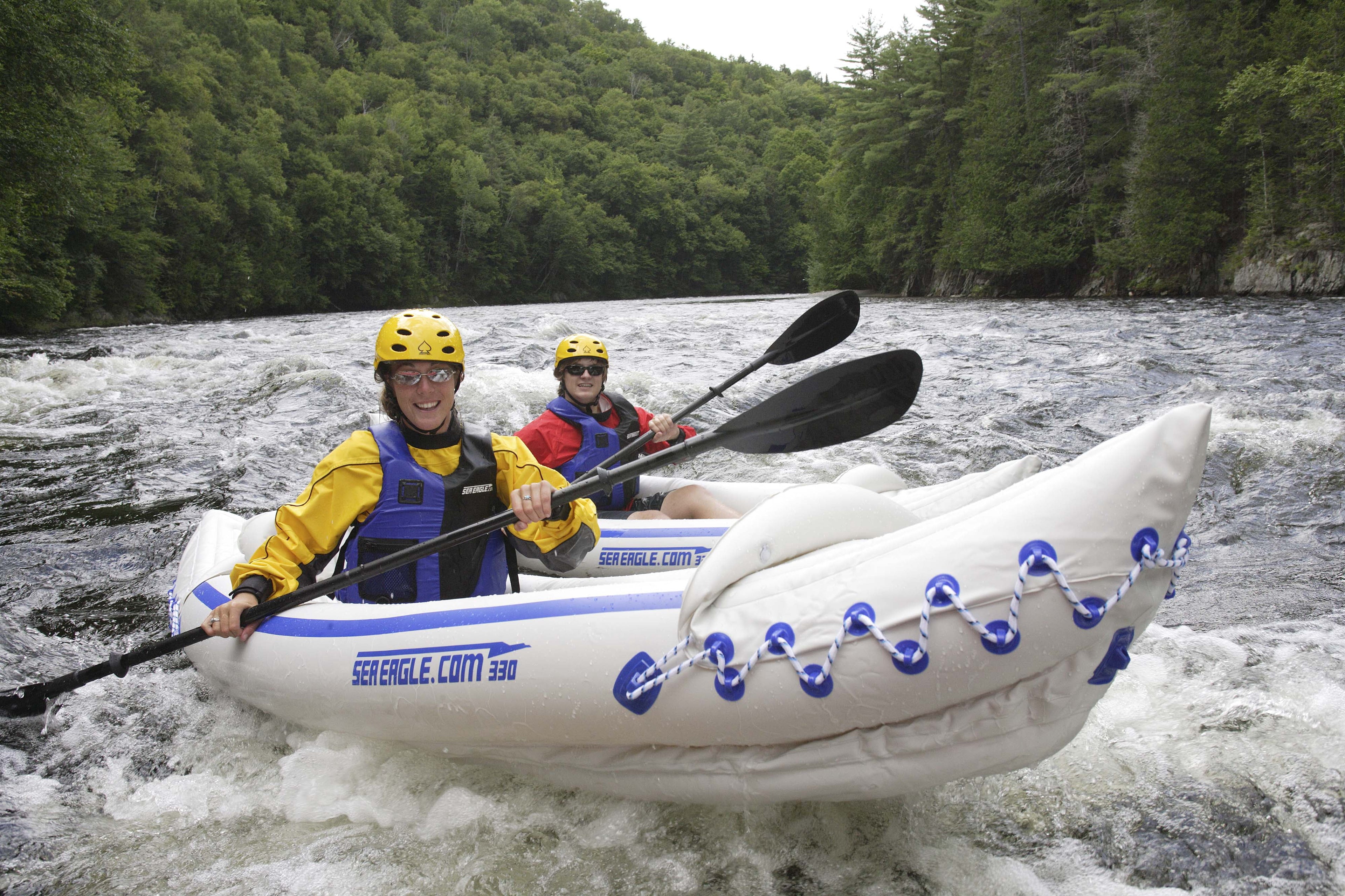 Two Person Inflatable Sport Kayak with Seats, Paddles, Bag and Pump S7201