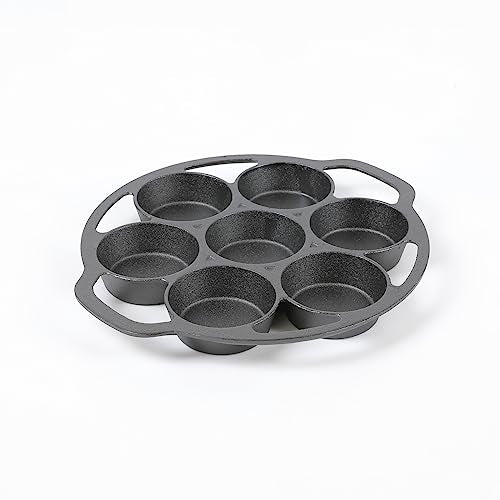 7-Mold Cast Iron Cake Pan I89368