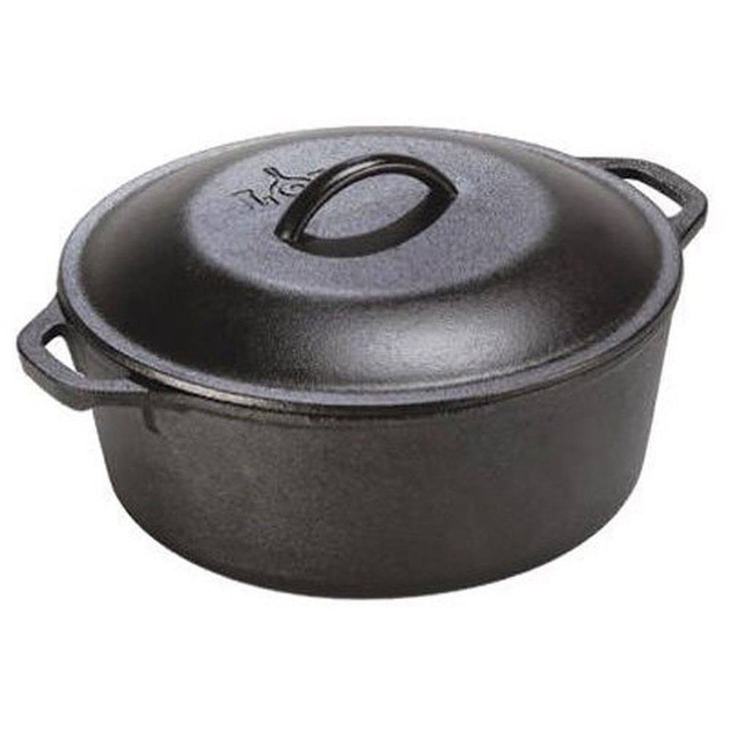 Pre-Seasoned Cast Iron Dutch Oven 5-Quart Z447