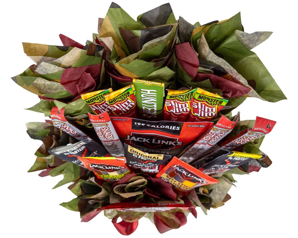Beef Jerky Bouquet with Variety of Meat Snacks Z370714