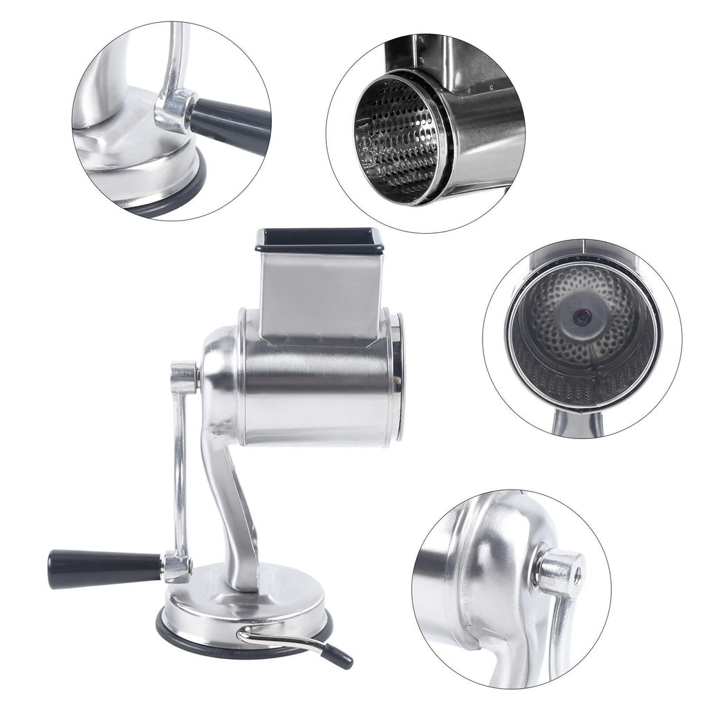 Stainless Steel Rotary Drum Grater with 5 Drums N547748