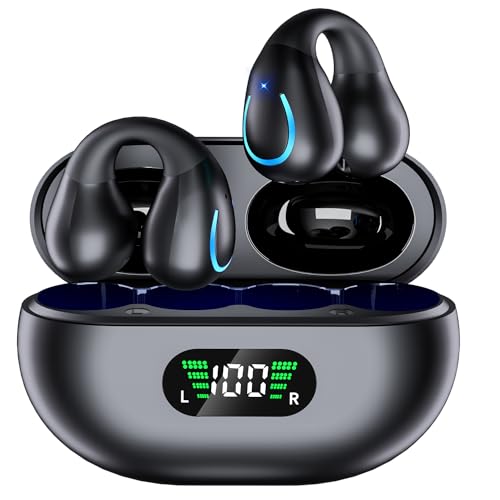Open Ear Bone Conduction Wireless Earbuds with Ear Hooks K957379