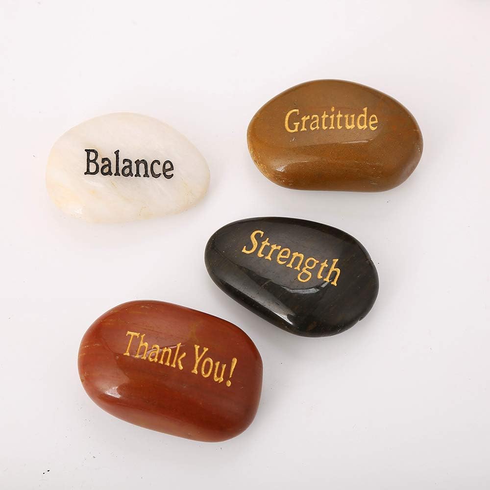 50PCS Inspirational Stones, 2"-3" each D259