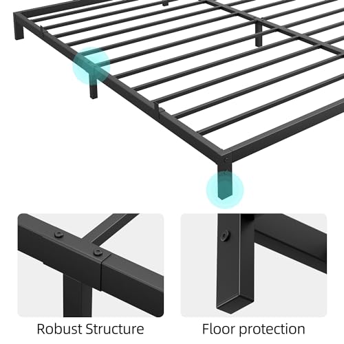 Black Full Metal Platform Bed Frame A416787