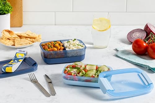 2-Pack Plastic Food Storage Container Bento Box Z925555