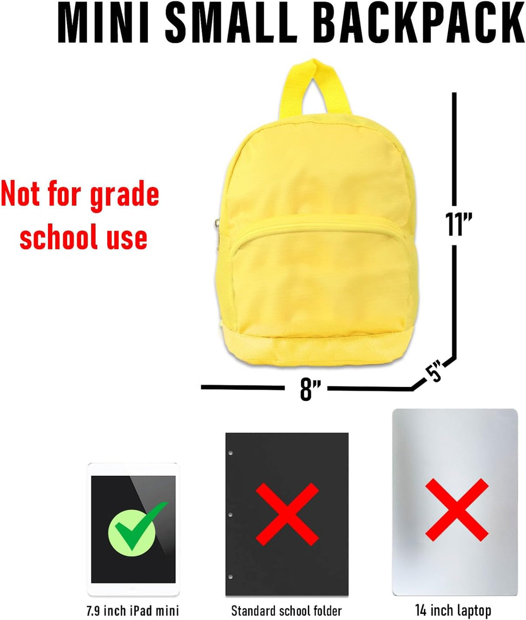 3 Pc Mini Backpack Set with 11" School Bag P78365