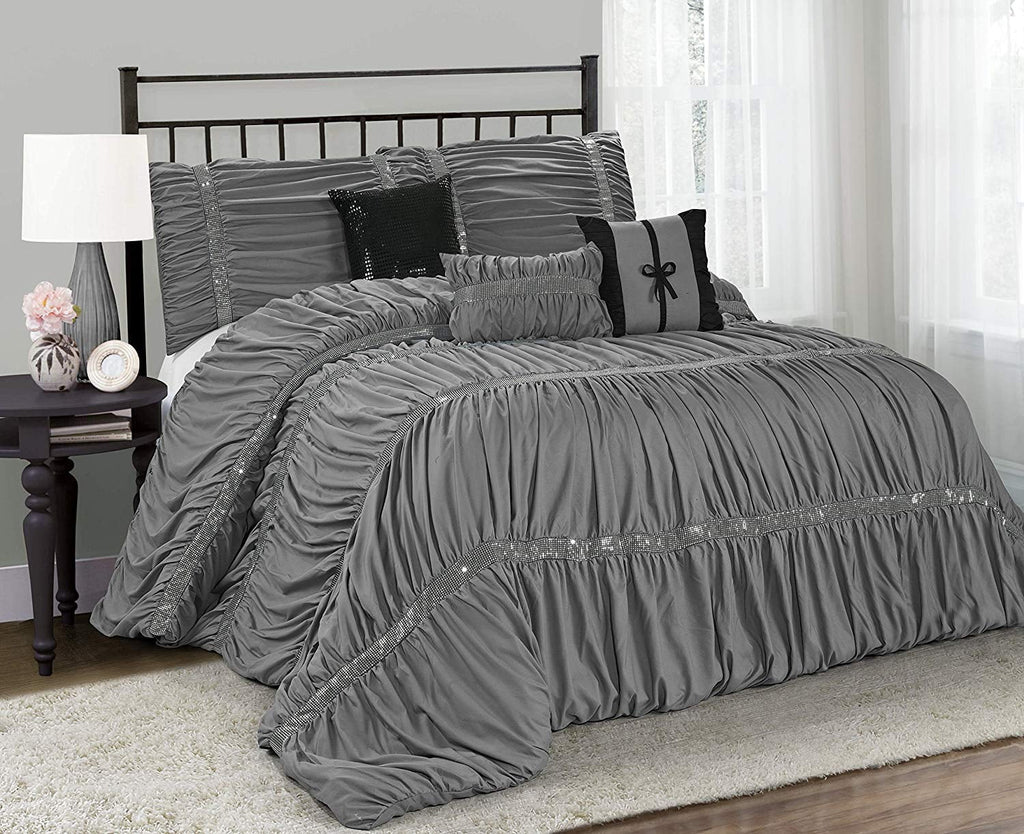250 Thread Count 7 Piece Queen Comforter Set C2936