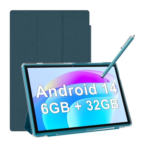 10.1 Inch Android Tablet with Keyboard Mouse Case Stylus 64GB ROM 8GB RAM L990124