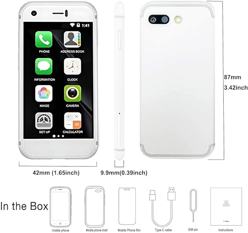 White 2.5 Inch Dual SIM Android Smartphone M986646