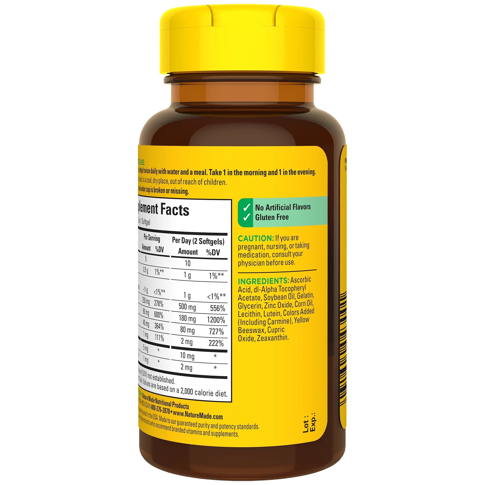 60 Count Eye Vitamins Softgels I615