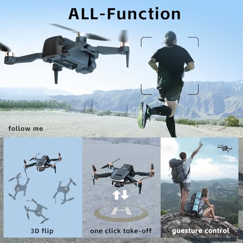 2650 ft Long Range Brushless Motor Drone with 4K HD Camera, 84 Mins Flight Time, 3 Batteries I3732