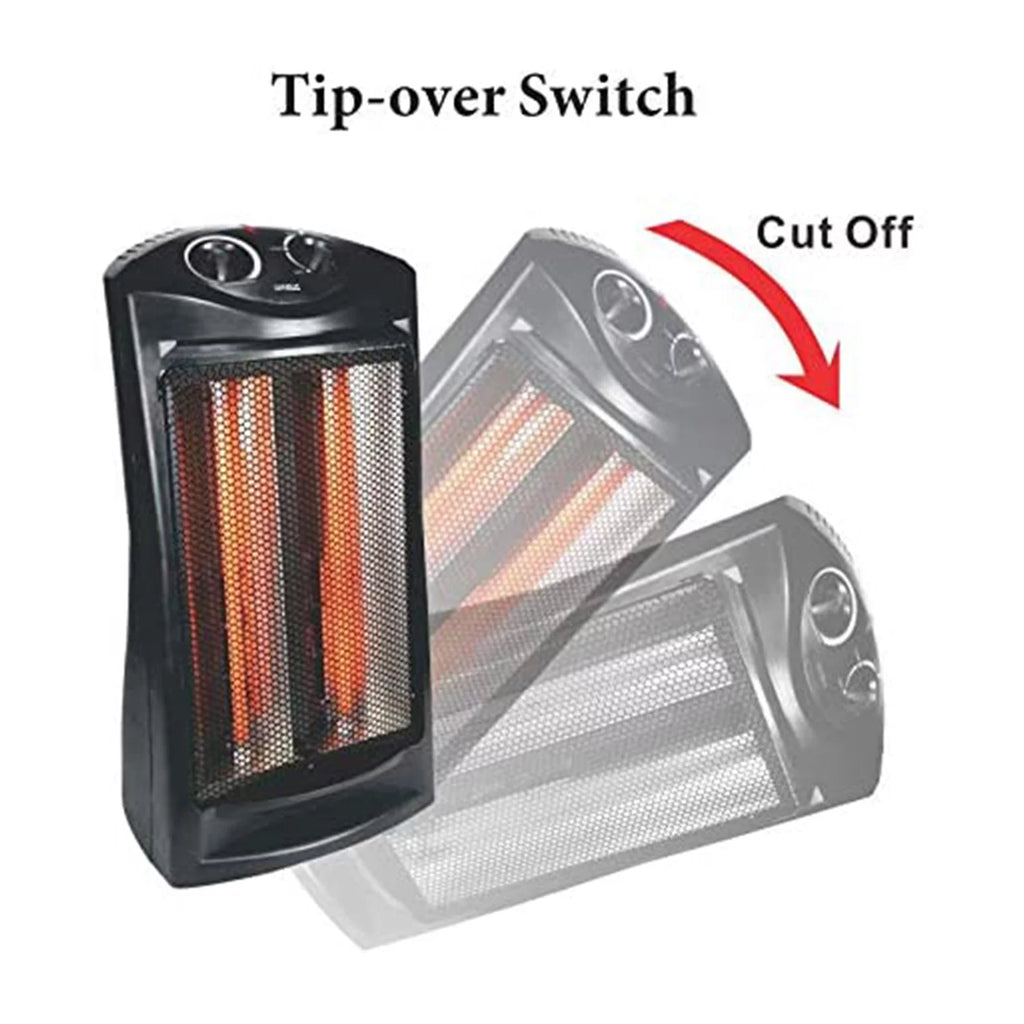 Portable Tower Quartz Heater with Thermostat T98040
