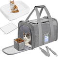 Gray Soft Sided Cat Carrier F208902