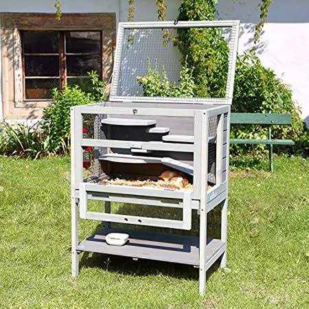 Hamster Cage with Metal Frame Pull Out Tray H894