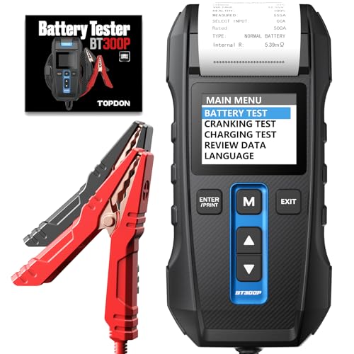 12V 24V 100-2000CCA Lead-Acid Battery Tester with Built-in Printer Q299198
