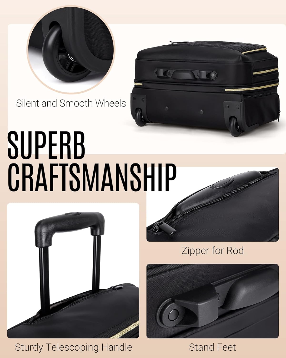 17.3 inch Rolling Laptop Bag S644