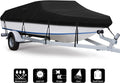 600D Waterproof Heavy Duty Gray Boat Cover 17-19 ft K319706