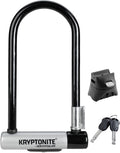 Black Heavy Duty Bike U-Lock with Mounting Bracket and Keys G639202