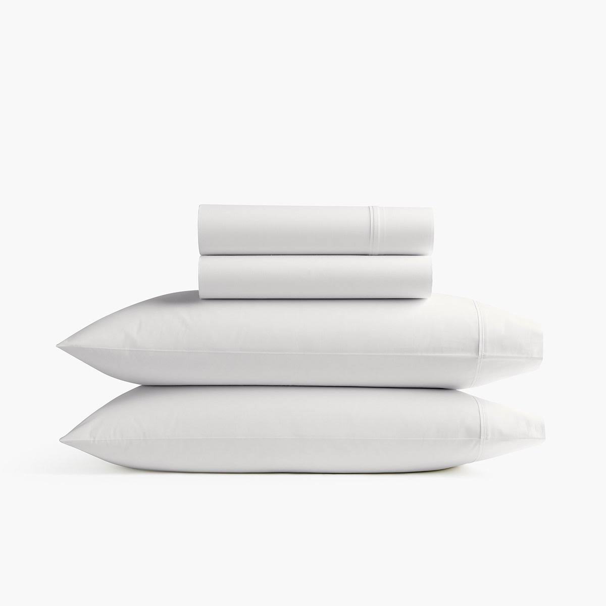 Cal King Organic Percale Sheet Set in Taupe X382615