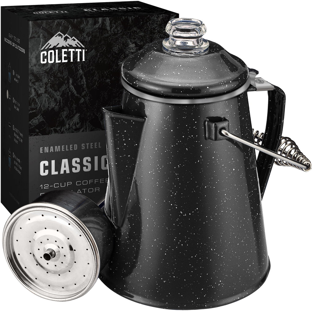 18 Cup Enamelware Coffee Percolator X22668
