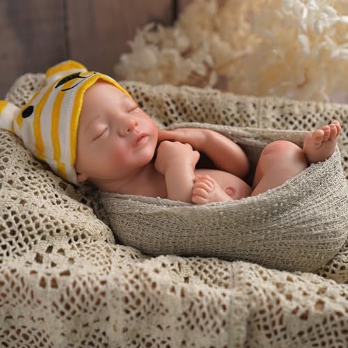 16 Inch Full Platinum Silicone Reborn Baby Doll J931